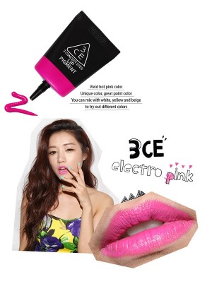3CE 化妝間超顯色唇彩霜 Lip Pigment  # Electro Pink 11g